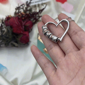 Personalized Amora Heart Necklace