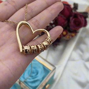 Personalized Amora Heart Necklace