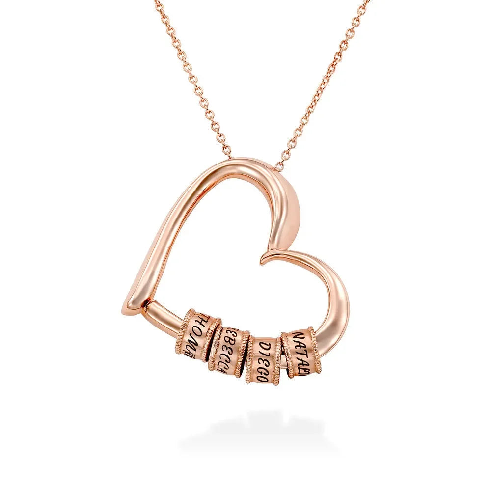 Personalized Amora Heart Necklace